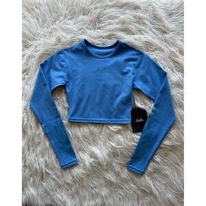 Civil Regime No Tomorrow Sofie Crop Tee Blue Size XS